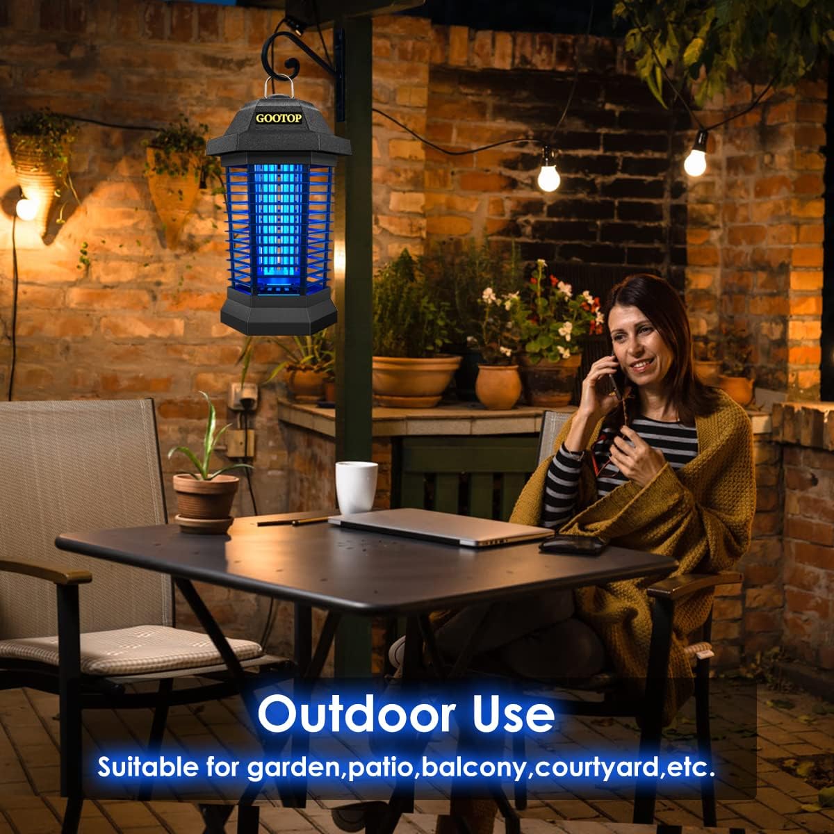 Electric Bug Zapper – Indoor & Outdoor Insect Killer with 15W UV Bulb - Image 8